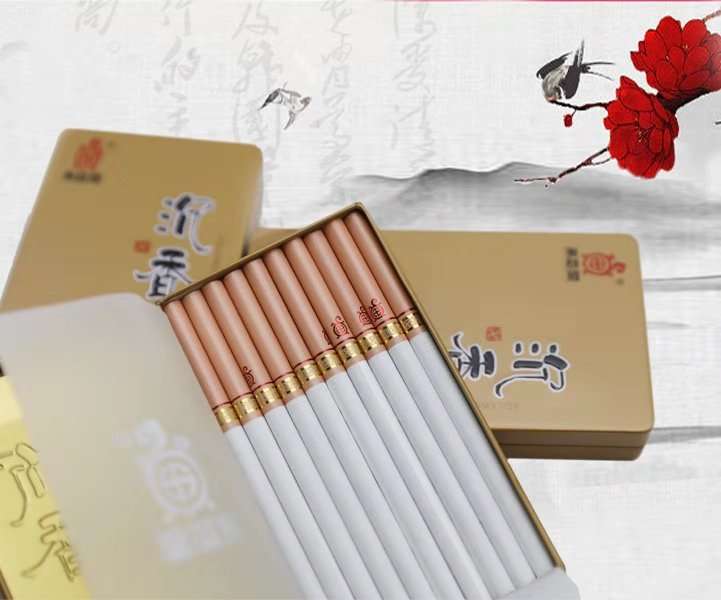 老挝产的沉香香烟图片